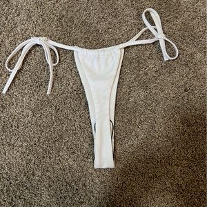 Fashionnova white bikini bottoms